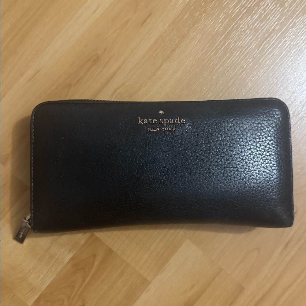 Kate Spade Black Leather Wallet